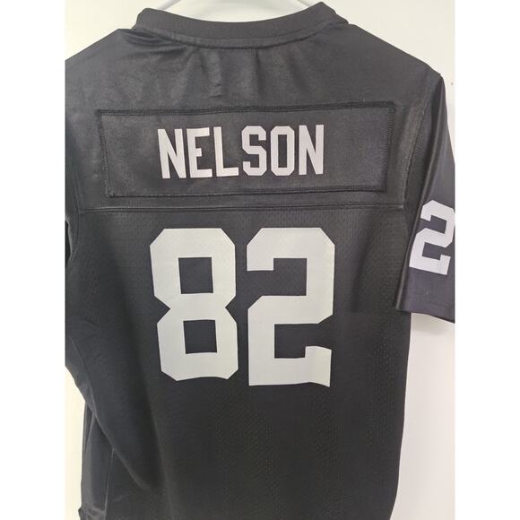 NFL Team Apparel PRO LINE Jersey Youth Medium Oakland Raiders #82 Jordy Nelson - Picture 7 of 8